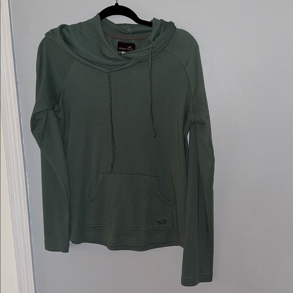 Horny Toad Green Hoodie Sweatshirt